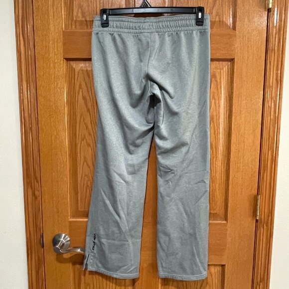 UNDER ARMOUR Semi-Fitted Women’s M Gray Wide Leg Athletic Sweatpants Pants - Picture 2 of 6